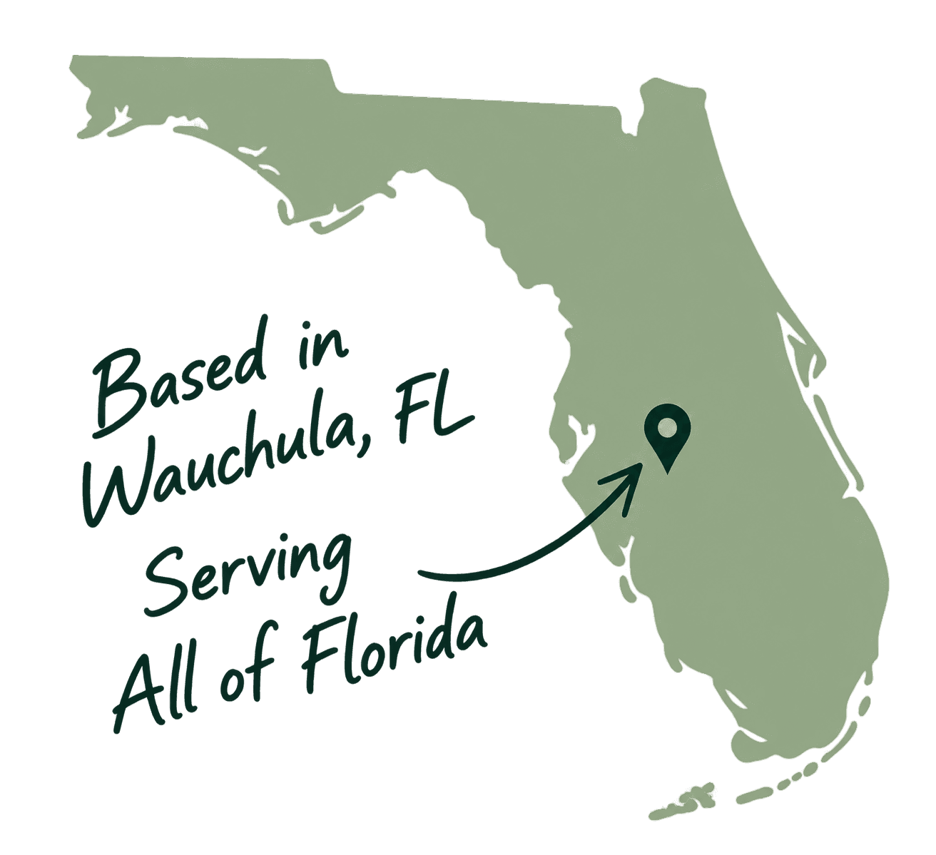 Florida service area map